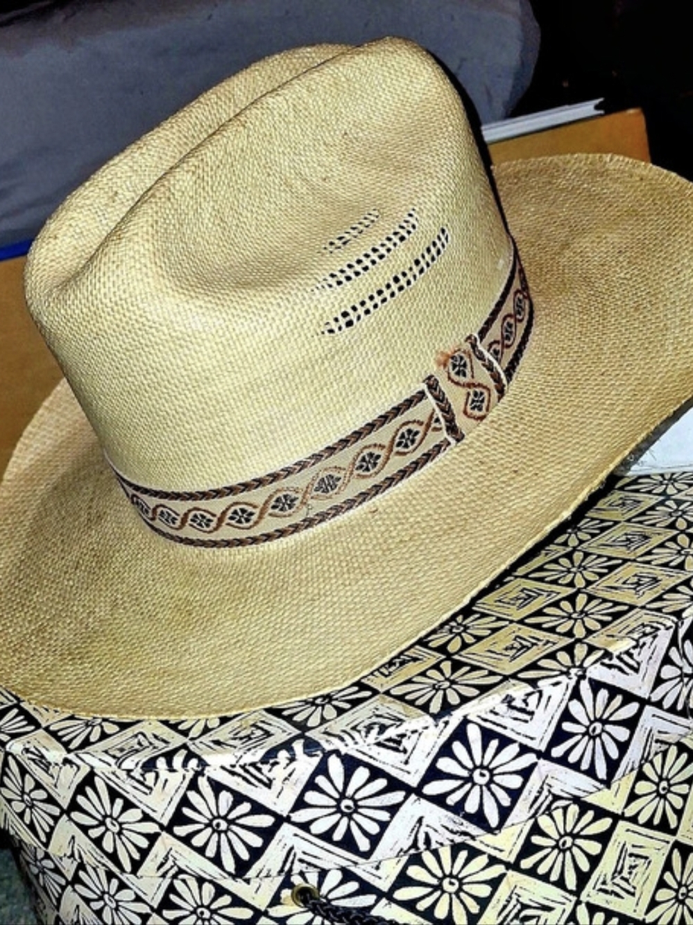 Stetson Open Road Western Hat Tan & Brown Size 7